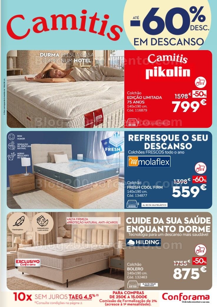 Antevisão Folheto CONFORAMA Promoções até 26 agosto